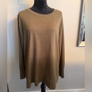 Sonoma Olive Scoop Neck Lightweight Sweater

#100